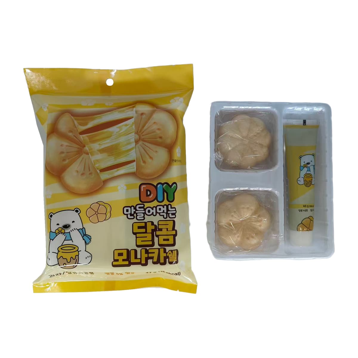 DIY 모나카 세트 제품 구성 · 배경 정리
