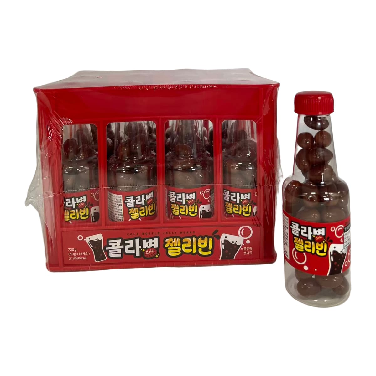 탄산음료병 젤리빈 제품 구성 · 배경 정리